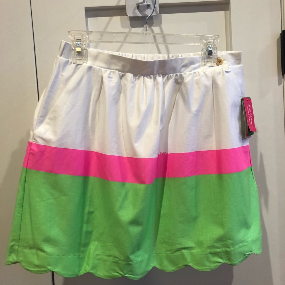 Lilly Pulitzer fluorescent mimosa skirt